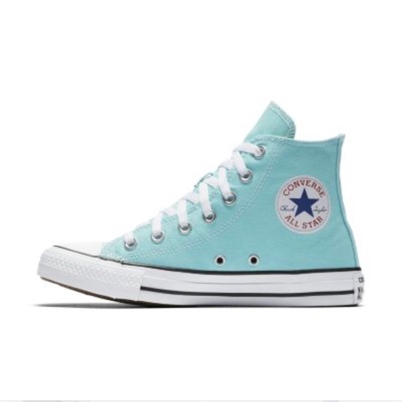 light blue converse high tops